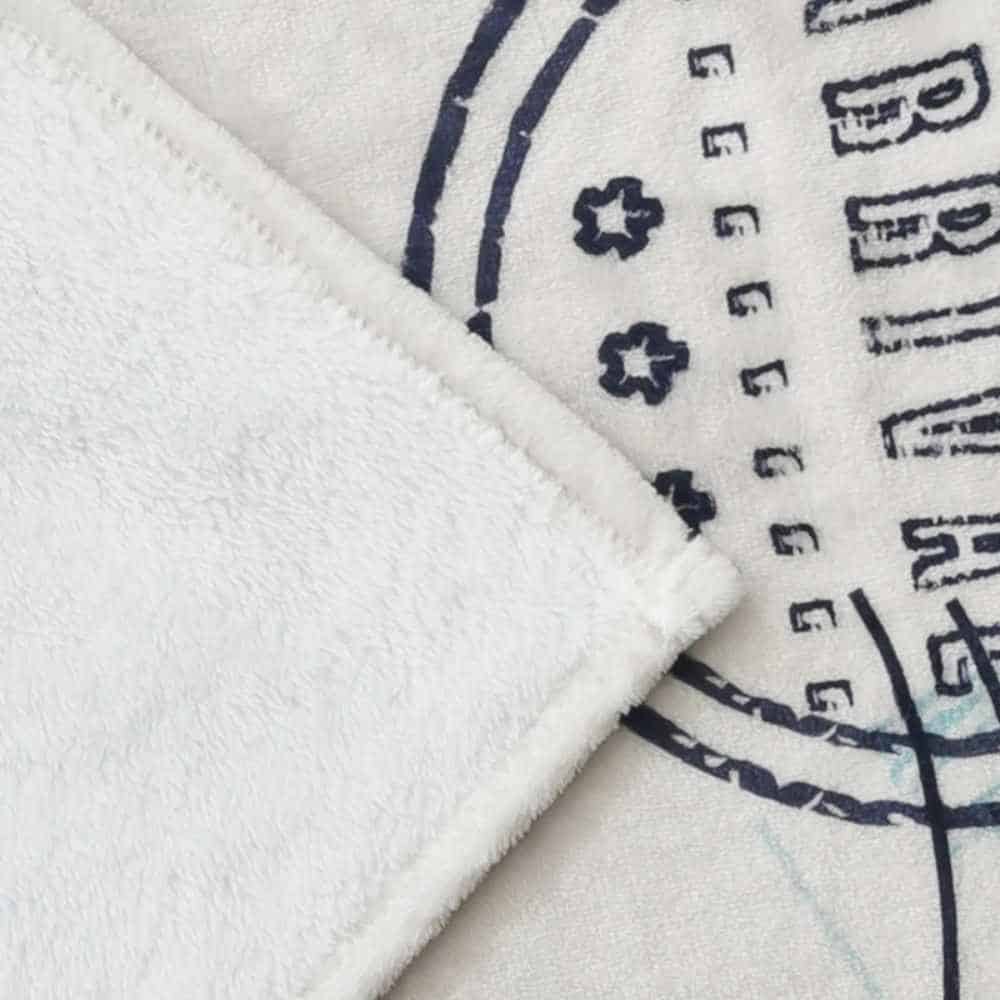 Plaid Personnalisé en Flanelle Ma fille ou Mon Fils signé Maman
