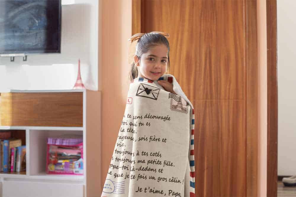 Plaid Personnalisé Épais en Polaire 