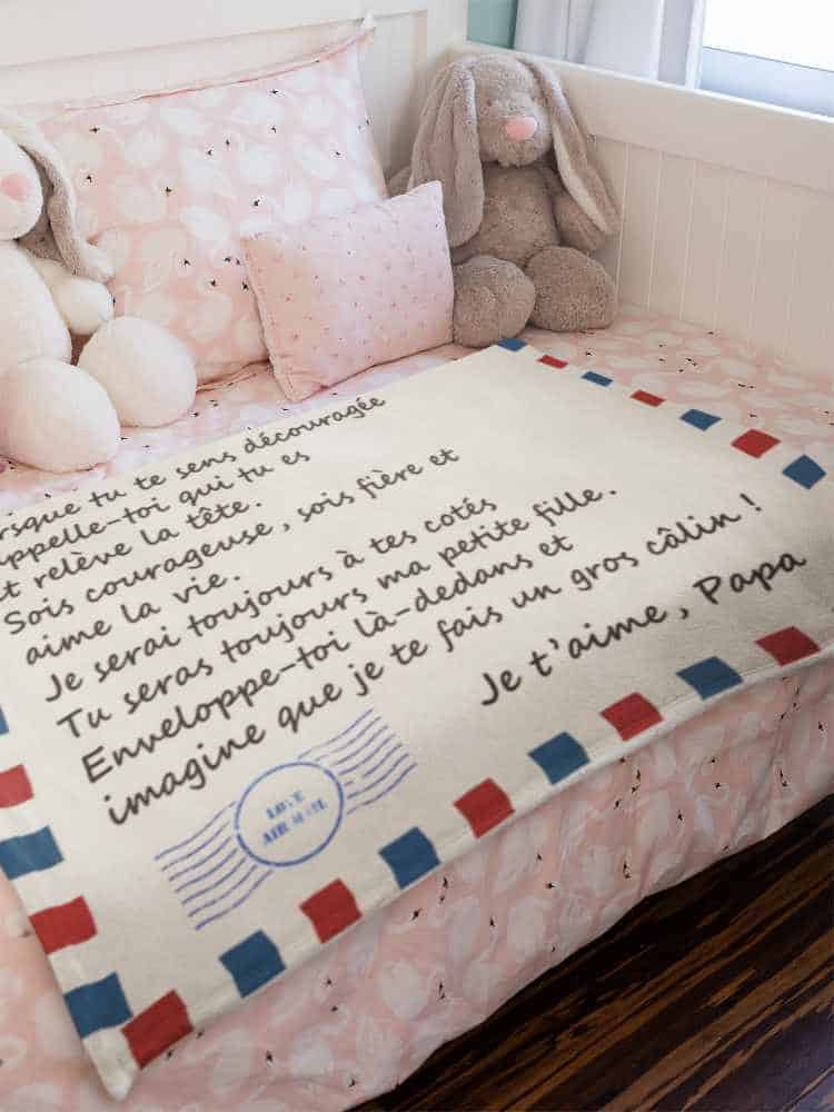 Plaid Personnalisé Épais en Polaire 