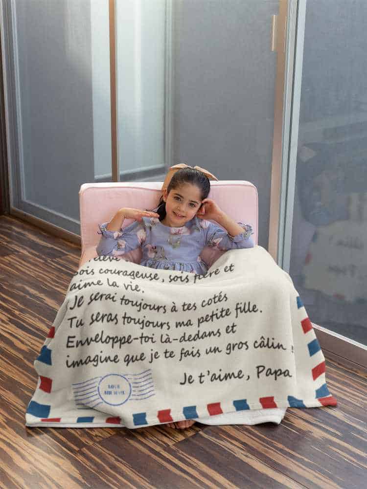 Plaid Personnalisé Épais en Polaire 