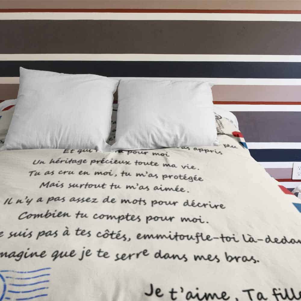 Plaid Personnalisé pour Offrir à son Papa