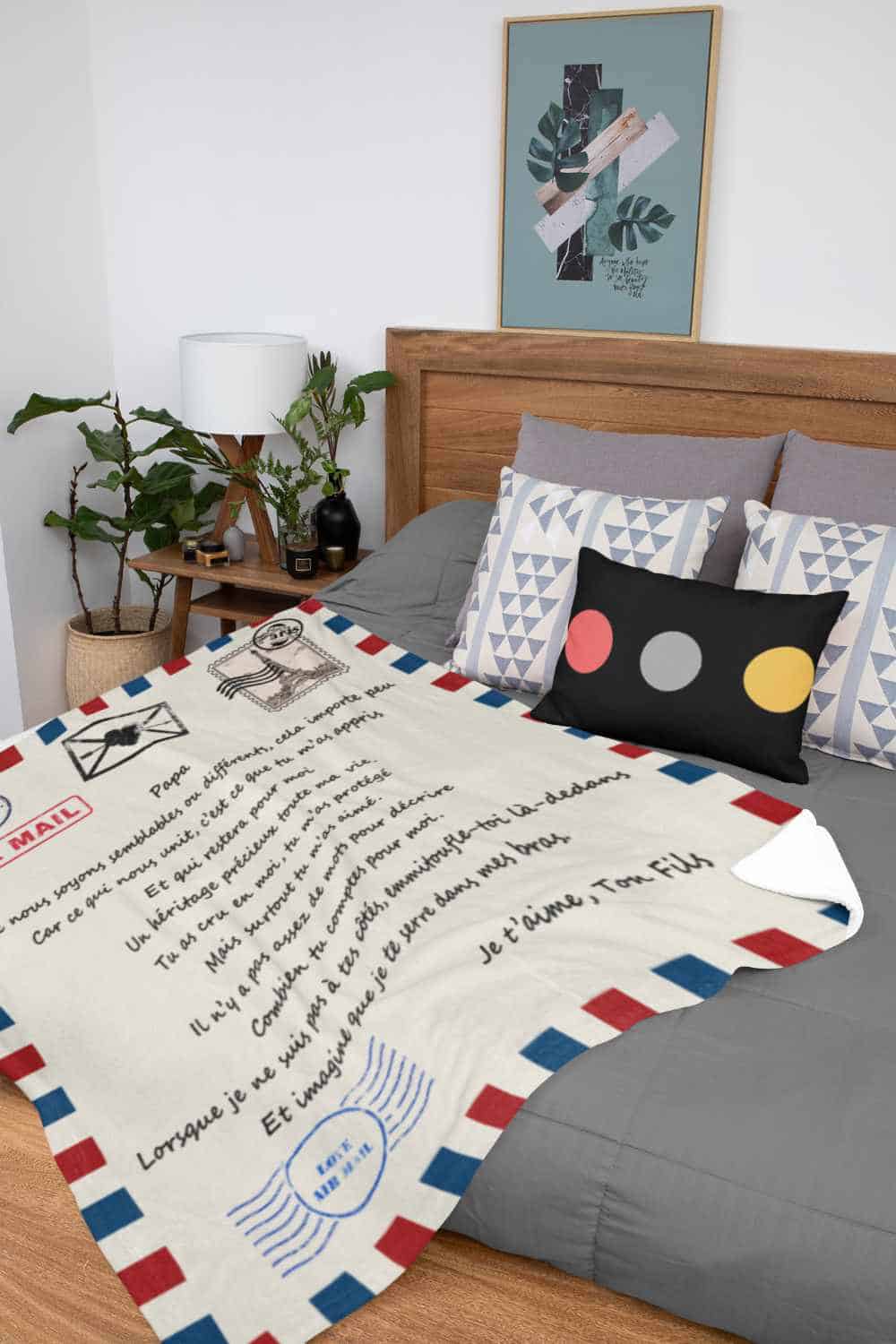 Plaid Personnalisé pour Offrir à son Papa
