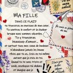 Plaid Personnalisé à offrir à sa fille, signé Maman ou Papa