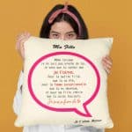 Coussin Personnalisé à offrir à sa fille, signé Maman