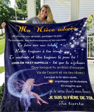 Plaid Personnalisé Ma Nièce Adorée
